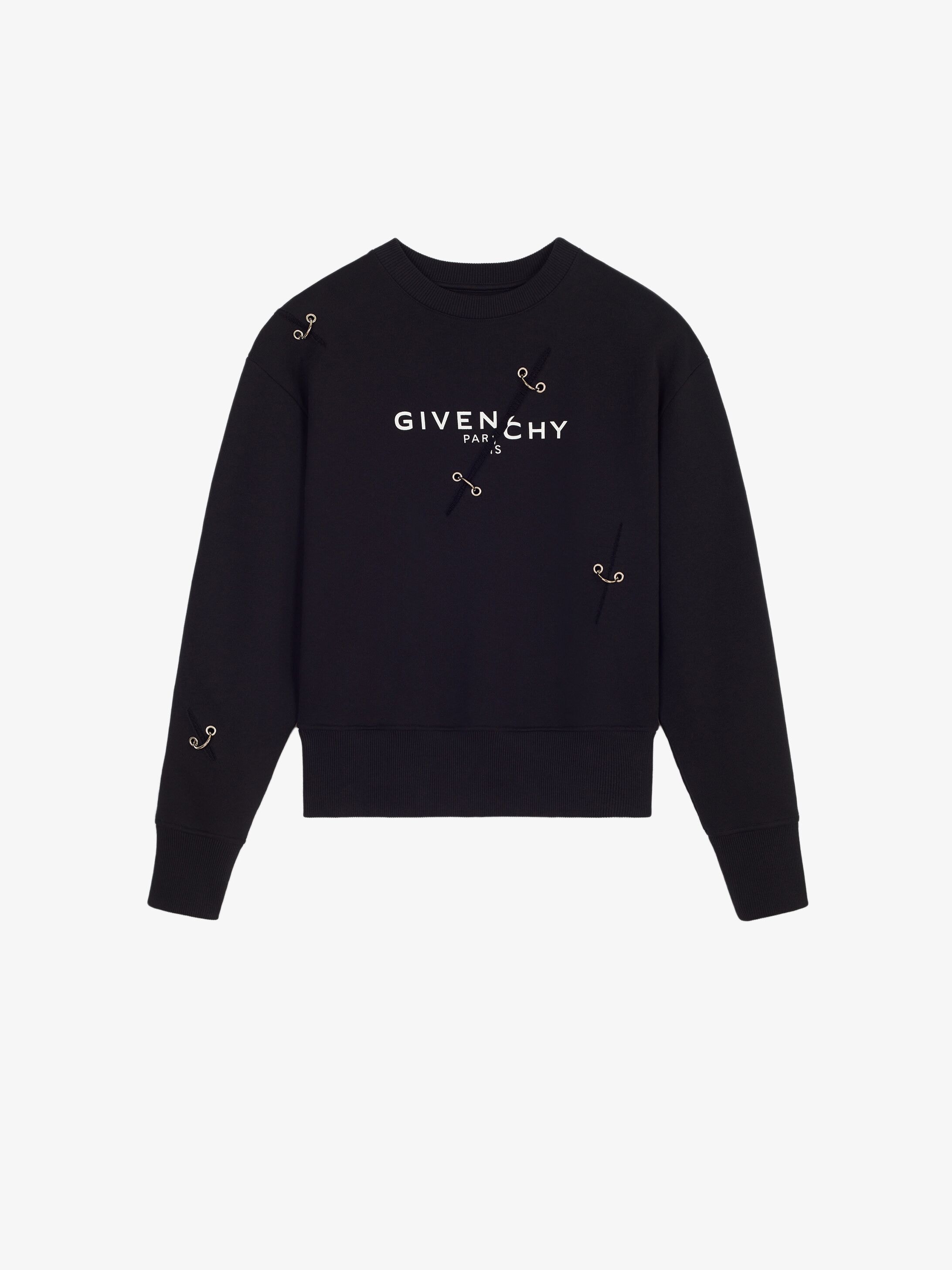 GIVENCHY sweatshirt with metallic details